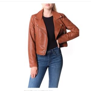 BLANKNYC Faux Leather Moto Jacket